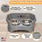Show in main carousel: Neater Pets Neater Feeder Deluxe Elevated & Mess-Proof Dog Bowls, Gunmetal Grey, 1.5-cup & 2.2-cup slide 3 of 12