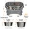 Show in main carousel: Neater Pets Neater Feeder Deluxe Elevated & Mess-Proof Dog Bowls, Gunmetal Grey, 3.5-cup & 5-cup slide 6 of 12