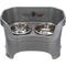 Show in main carousel: Neater Pets Neater Feeder Deluxe Elevated & Mess-Proof Dog Bowls, Gunmetal Grey, 7-cup & 9-cup slide 1 of 13