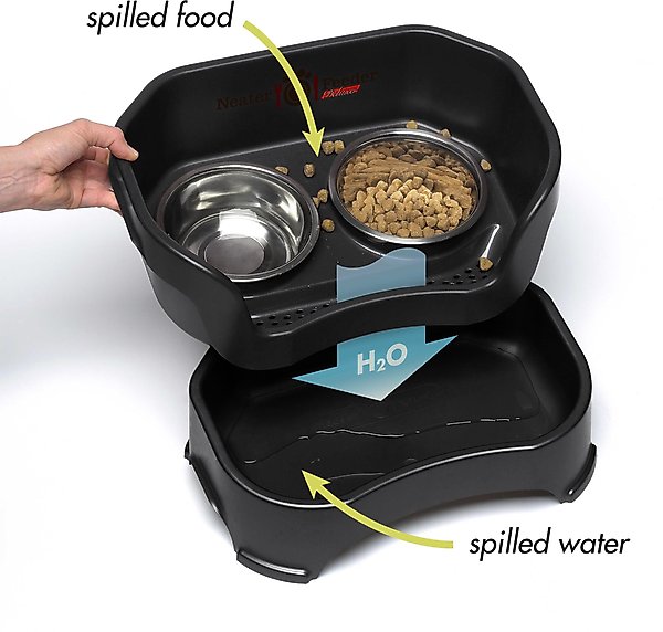 Neater Pets Neater Feeder Deluxe Elevated & Mess-Proof Dog Bowls