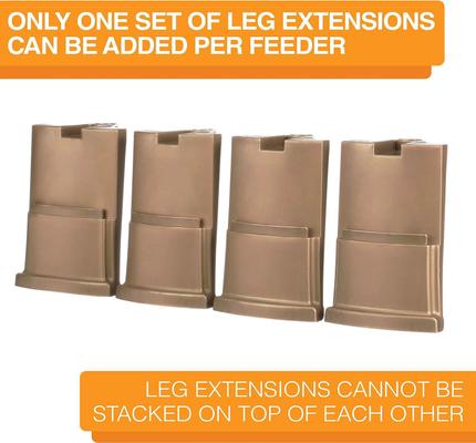 Show full view: Neater Pets Neater Feeder Deluxe Replacement Leg Extensions, Large slide 7 of 10