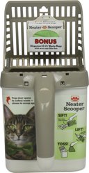 Neater Pets Neater Scooper Scoop-to-Bag Cat Litter Scoop, Tan