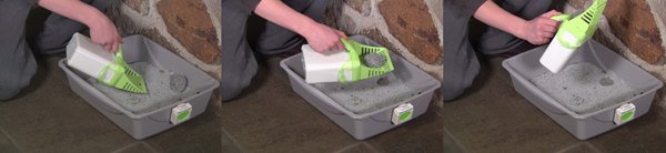 Show full view: Neater Pets Neater Scooper Scoop-to-Bag Cat Litter Scoop, Tan slide 9 of 13