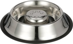 Neater Pets Non-Skid Non-Tip Stainless Steel Slow Feeder Dog Bowl, 2-cup slide 2 of 8