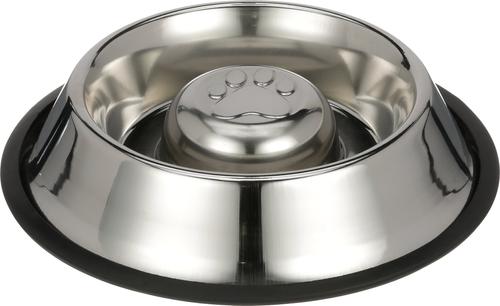 Show full view: Neater Pets Non-Skid Non-Tip Stainless Steel Slow Feeder Dog Bowl, 2-cup slide 2 of 10