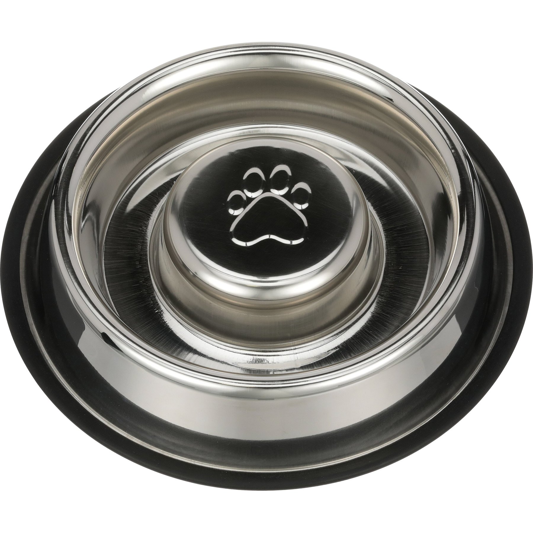 Dog Slow Feeder Metal Slow Eating Dog Bowl 304 Stainless Steel Small To Large Do