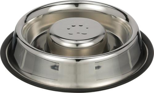 Show full view: Neater Pets Non-Skid Non-Tip Stainless Steel Slow Feeder Dog Bowl, 3-cup slide 3 of 11