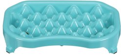 Neater Pets Standard Non-Skid Plastic Slow Feeder Dog & Cat Bowl, 2.5-cup, Aquamarine slide 2 of 6