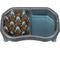 Show in main carousel: Neater Pets Standard Non-Skid Plastic Slow Feeder Double Diner Dog & Cat Food & Water Bowl, 2.5-cup & 8.5-cup, Gunmetal Grey slide 1 of 6