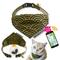 Show in main carousel: Necoichi Bandana Cat Collar with Air Tag Pocket, One Size, Green slide 1 of 10