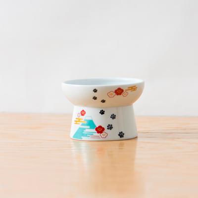 Show full view: Necoichi Ceramic Elevated Cat Food Bowl, Fuji, 1 cup slide 5 of 11