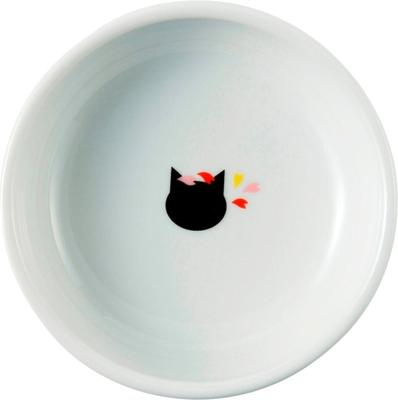 Show full view: Necoichi Ceramic Elevated Cat Food Bowl, Sakura, 1 cup slide 2 of 10