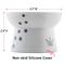 Show in main carousel: Necoichi Ceramic Elevated Cat Food Bowl, White Paw Print, 1-cup slide 8 of 13