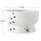 Show in main carousel: Necoichi Ceramic Elevated Cat Water Bowl, Cat Paw Print, Raised, 12.2-oz slide 8 of 13