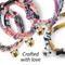 Show in main carousel: Necoichi Chirimen Fireworks Breakaway Cat Collar with Bell, Navy, 8.2 to 13.7-in neck, 2/5-in wide slide 5 of 9