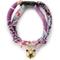 Show in main carousel: Necoichi Chirimen Fireworks Breakaway Cat Collar with Bell, Purple, 8.2 to 13.7-in neck, 2/5-in wide slide 1 of 9