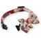 Show in main carousel: Necoichi Chirimen Kimono Bow Tie Breakaway Cat Collar with Bell, Red, 8.2 to 13.7-in neck, 2/5-in wide slide 5 of 7
