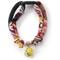 Show in main carousel: Necoichi Chirimen Plum Blossom Breakaway Cat Collar with Bell, Red, 8.2 to 13.7-in neck, 2/5-in wide slide 1 of 11
