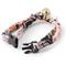 Show in main carousel: Necoichi Chirimen Sakura Breakaway Cat Collar with Bell, Black, 8.2 to 13.7-in neck, 2/5-in wide slide 3 of 5