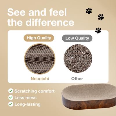 Show full view: Necoichi Cozy Bowl Capsule Cat Scratcher Toy, Dark Cherry slide 4 of 7