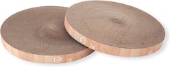 Necoichi Cozy Cat Scratcher Bowl Replacement Pad, 2 count, Oak, X-Large