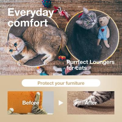 Necoichi Cozy Cat Scratcher Bowl Toy