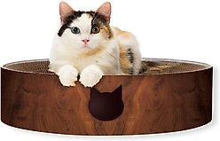 Necoichi Cozy Cat Scratcher Bowl Toy, Dark Cherry, X-Large