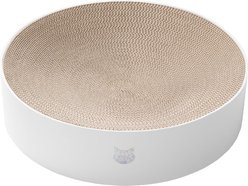 Necoichi Cozy Cat Scratcher Bowl Toy, Hologram White, X-Large