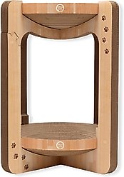 Necoichi Cozy Cat Scratcher Tower Toy, Oak, X-Large slide 2 of 6