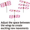 Show in main carousel: Necoichi Crinkly Critters Dancing Dragonfly Trio Cat Wand Toy slide 5 of 11