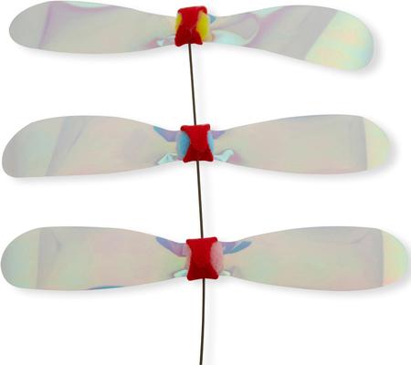 Show full view: Necoichi Crinkly Critters Dancing Dragonfly Trio Cat Wand Toy slide 8 of 11