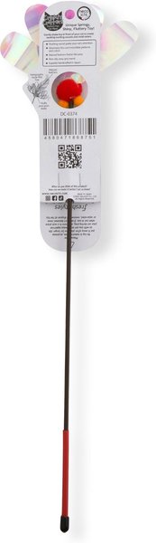 Show full view: Necoichi Crinkly Critters Fluttery Fish Cat Wand Toy slide 2 of 11