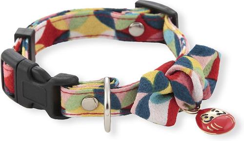 Show full view: Necoichi Daruma Charm Cotton Bow Tie Dog Collar, Medium, Red slide 4 of 9