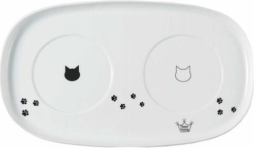 Show full view: Necoichi Double Dining Tray Set & Elevated Cat Bowls slide 3 of 12