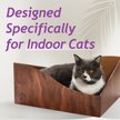 Show in main carousel: Necoichi Hideaway Box Cat Scratcher, Dark Cherry Brown slide 2 of 8