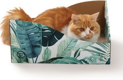 Necoichi Hideaway Box Cat Scratcher, Go Green
