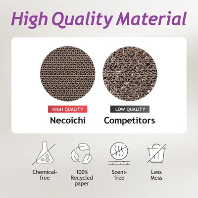 Show full view: Necoichi Hideaway Box Cat Scratcher, Oak Brown slide 5 of 8