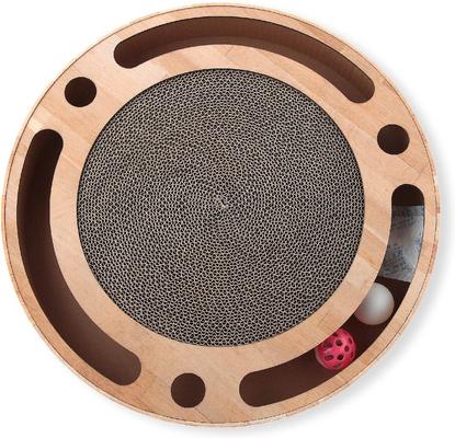 Show full view: Necoichi Interactive Track Ball Cat Scratcher Toy slide 3 of 10