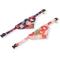 Show in main carousel: Necoichi Kimono Bandana Cotton Breakaway Cat Collar with Bell, Pink, 8.2 to 13.7-in neck, 2/5-in wide slide 5 of 7