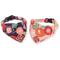 Show in main carousel: Necoichi Kimono Bandana Cotton Breakaway Cat Collar with Bell, Pink, 8.2 to 13.7-in neck, 2/5-in wide slide 6 of 7