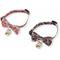 Show in main carousel: Necoichi Lucky Charm Bow Tie Cotton Breakaway Cat Collar with Bell, Black, 8.2 to 13.7-in neck, 2/5-in wide slide 5 of 9