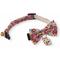 Show in main carousel: Necoichi Lucky Charm Bow Tie Cotton Breakaway Cat Collar with Bell, Red, 8.2 to 13.7-in neck, 2/5-in wide slide 6 of 10