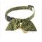 Show in main carousel: Necoichi Ninja Cotton Breakaway Cat Collar with Bell, Green, 8.2 to 13.7-in neck, 2/5-in wide slide 1 of 9