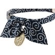 Show in main carousel: Necoichi Ninja Cotton Breakaway Cat Collar with Bell, Navy, 8.2 to 13.7-in neck, 2/5-in wide slide 2 of 8