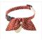 Show in main carousel: Necoichi Ninja Cotton Breakaway Cat Collar with Bell, Red, 8.2 to 13.7-in neck, 2/5-in wide slide 1 of 10