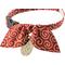 Show in main carousel: Necoichi Ninja Cotton Breakaway Cat Collar with Bell, Red, 8.2 to 13.7-in neck, 2/5-in wide slide 3 of 10