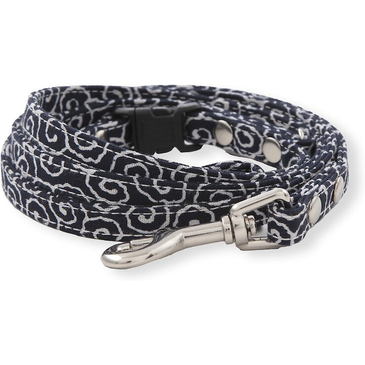 Necoichi Ninja Polyester Standard Dog Leash, One size, Navy