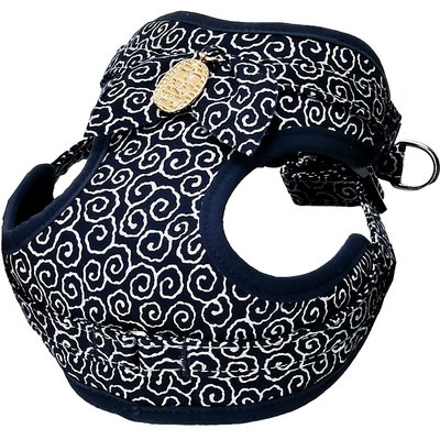 Necoichi Necoichi Ninja Rayon Dog Harness, Medium, Navy