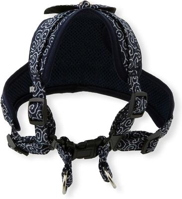 Show full view: Necoichi Ninja Rayon Dog Harness, Medium, Navy slide 4 of 8