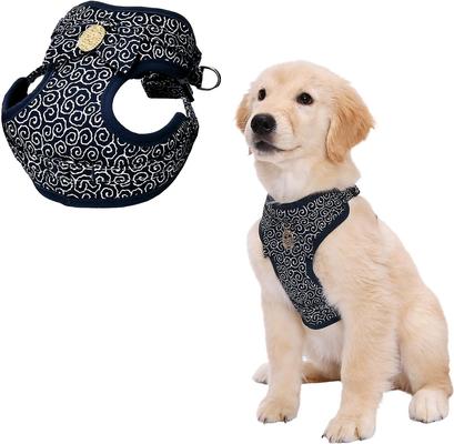 Show full view: Necoichi Ninja Rayon Dog Harness, Medium, Navy slide 7 of 8